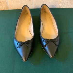 Talbots Mira Pointed Toe Ballet Flats,  Size 10.5, Black